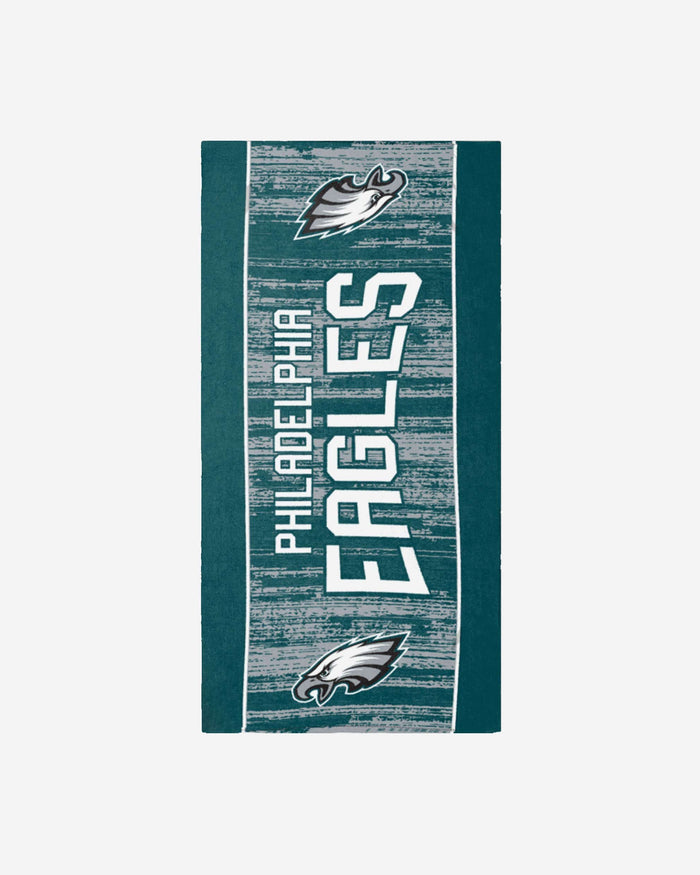 Philadelphia Eagles Big Logo Beach Towel FOCO - FOCO.com