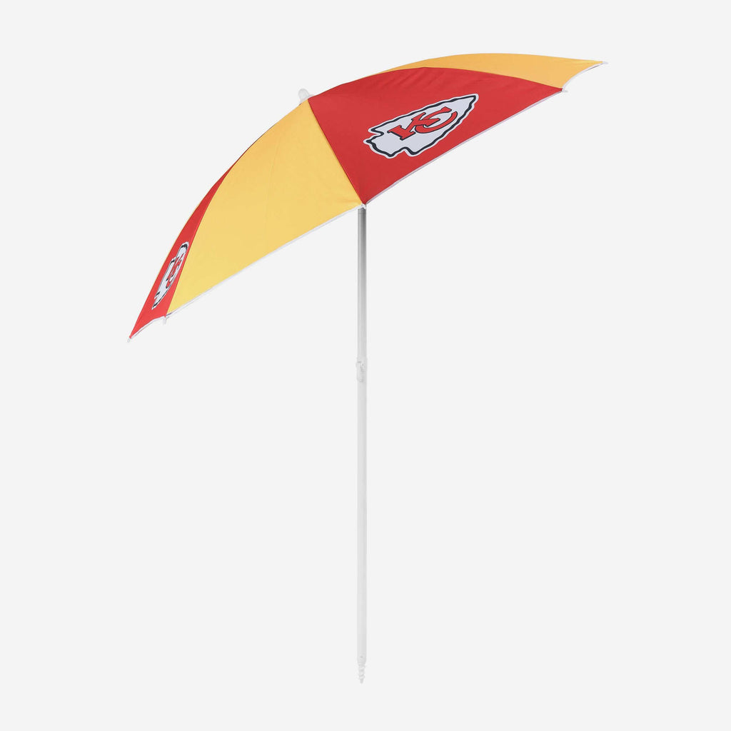 Kansas City Chiefs Beach Umbrella FOCO - FOCO.com