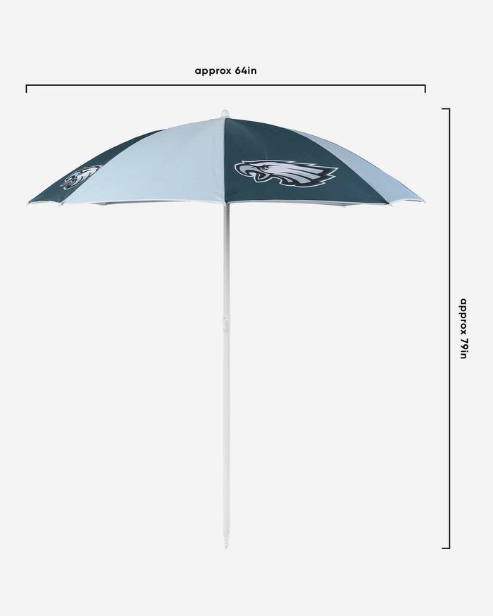 Philadelphia Eagles Beach Umbrella FOCO - FOCO.com