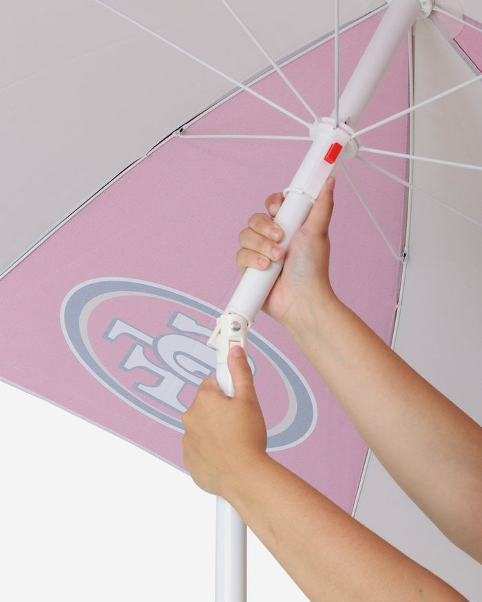 San Francisco 49ers Beach Umbrella FOCO - FOCO.com