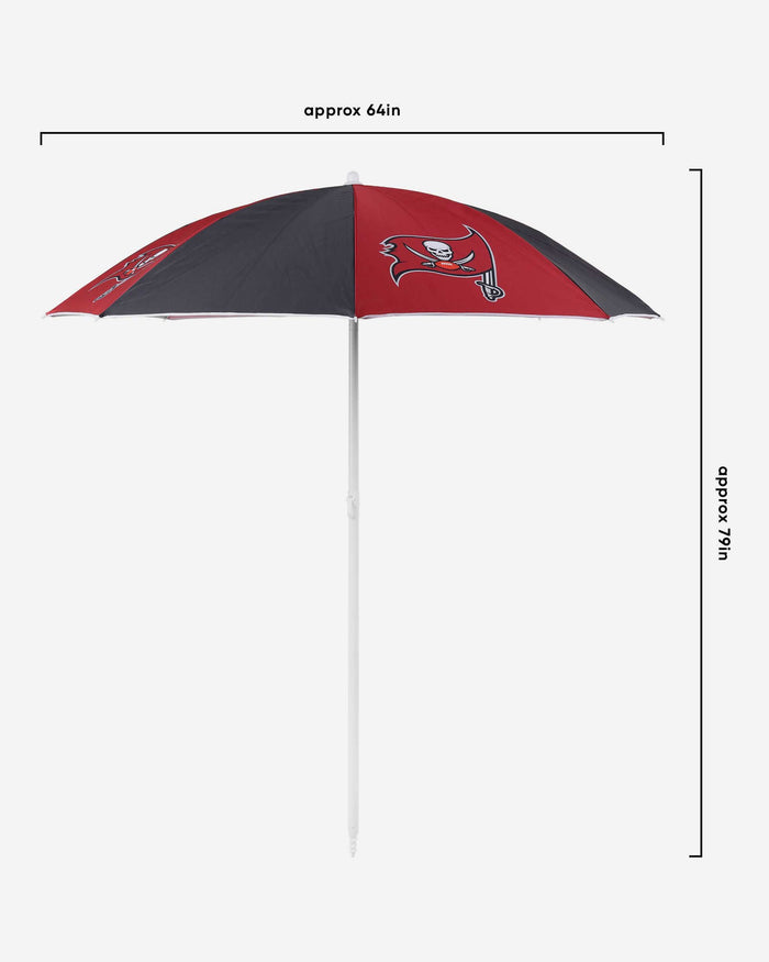 Tampa Bay Buccaneers Beach Umbrella FOCO - FOCO.com