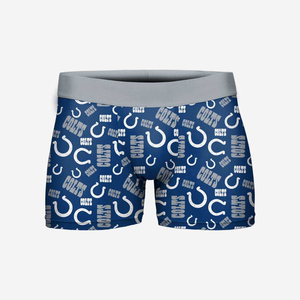 Indianapolis Colts Repeat Logo Underwear FOCO M - FOCO.com