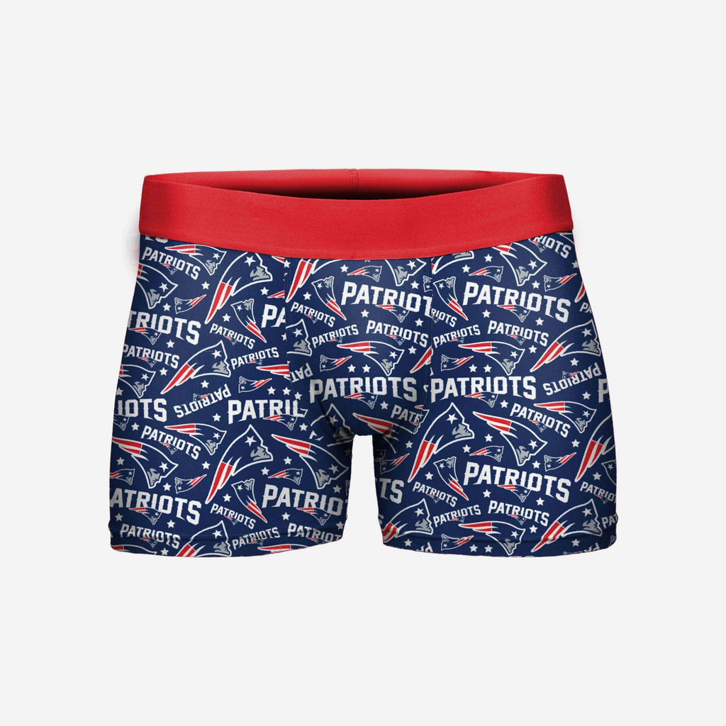 New England Patriots Repeat Logo Underwear FOCO M - FOCO.com