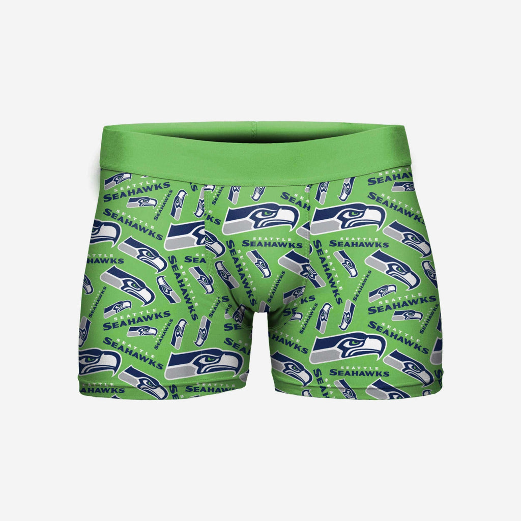 Seattle Seahawks Repeat Logo Underwear FOCO M - FOCO.com