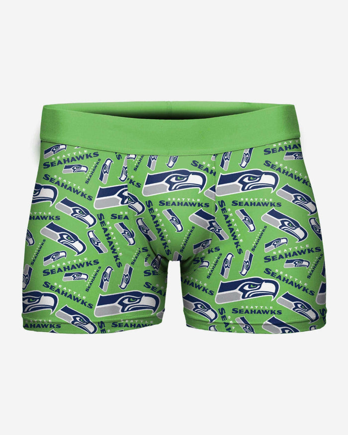 Seattle Seahawks Repeat Logo Underwear FOCO M - FOCO.com