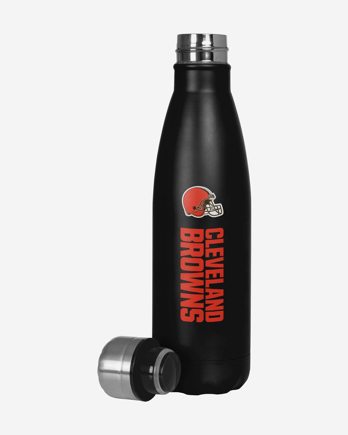 Cleveland Browns Wordmark Chill Water Bottle FOCO - FOCO.com