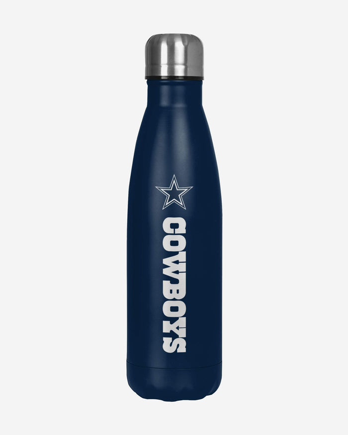 Dallas Cowboys Wordmark Chill Water Bottle FOCO - FOCO.com