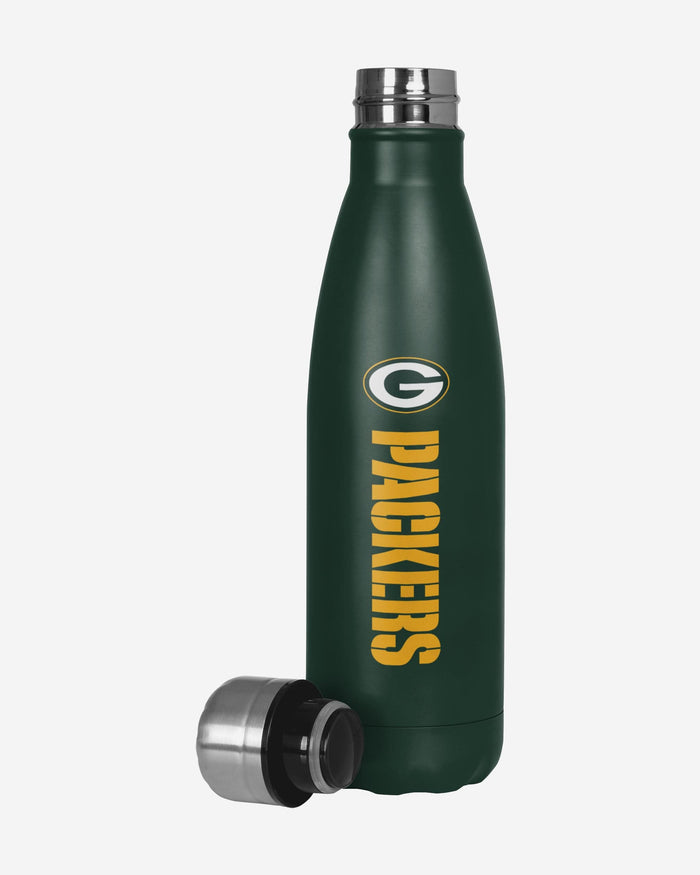 Green Bay Packers Wordmark Chill Water Bottle FOCO - FOCO.com