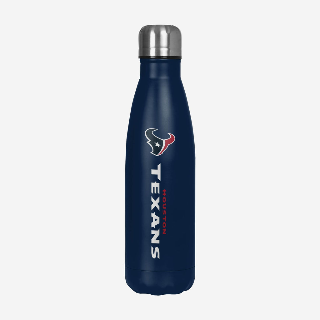 Houston Texans Wordmark Chill Water Bottle FOCO - FOCO.com