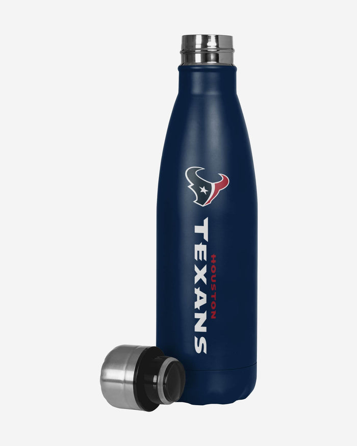 Houston Texans Wordmark Chill Water Bottle FOCO - FOCO.com