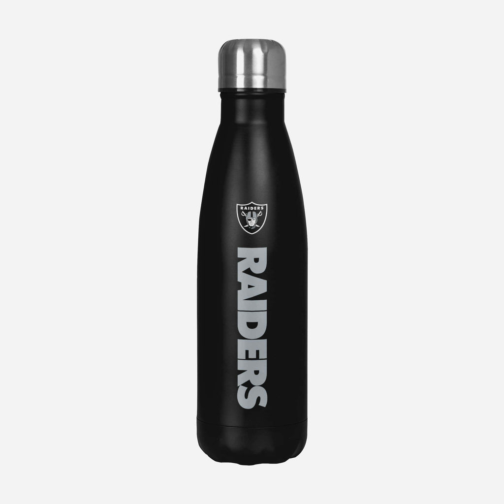 Las Vegas Raiders Wordmark Chill Water Bottle FOCO - FOCO.com