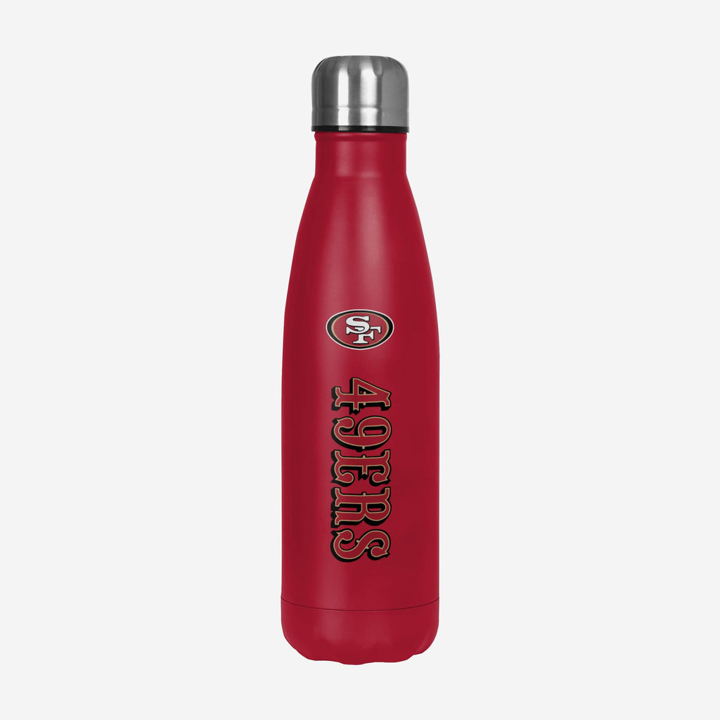 San Francisco 49ers Wordmark Chill Water Bottle FOCO - FOCO.com