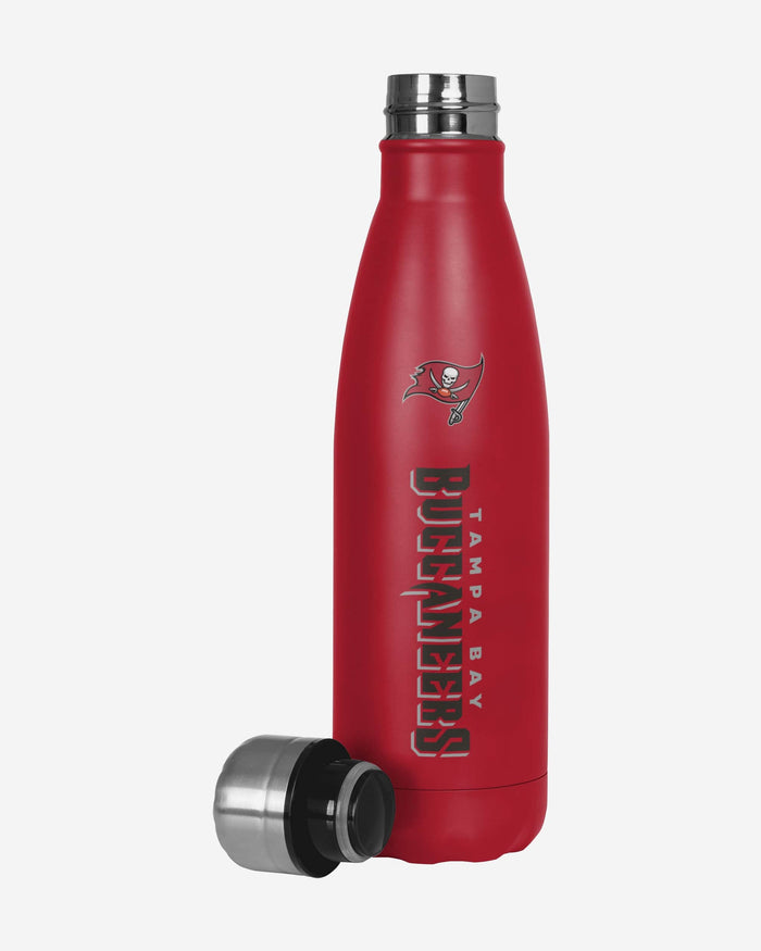 Tampa Bay Buccaneers Wordmark Chill Water Bottle FOCO - FOCO.com