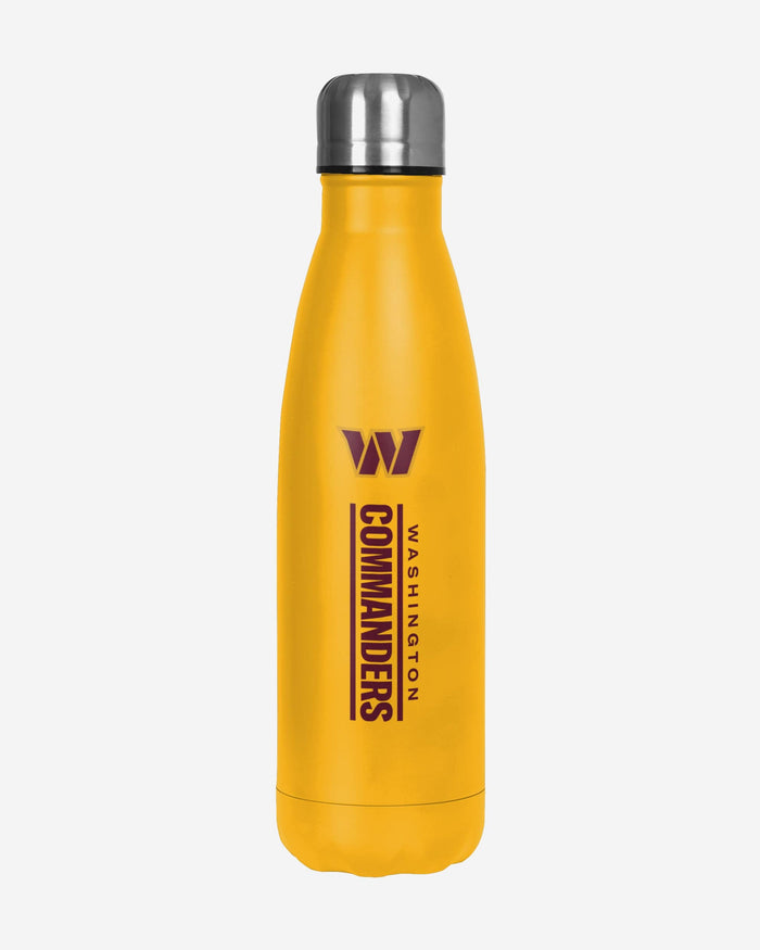 Washington Commanders Wordmark Chill Water Bottle FOCO - FOCO.com