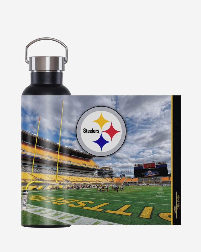 Pittsburgh Steelers Home Field Hydration 25 oz Bottle FOCO - FOCO.com