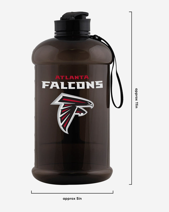 Atlanta Falcons Large Team Color Clear Sports Bottle FOCO - FOCO.com