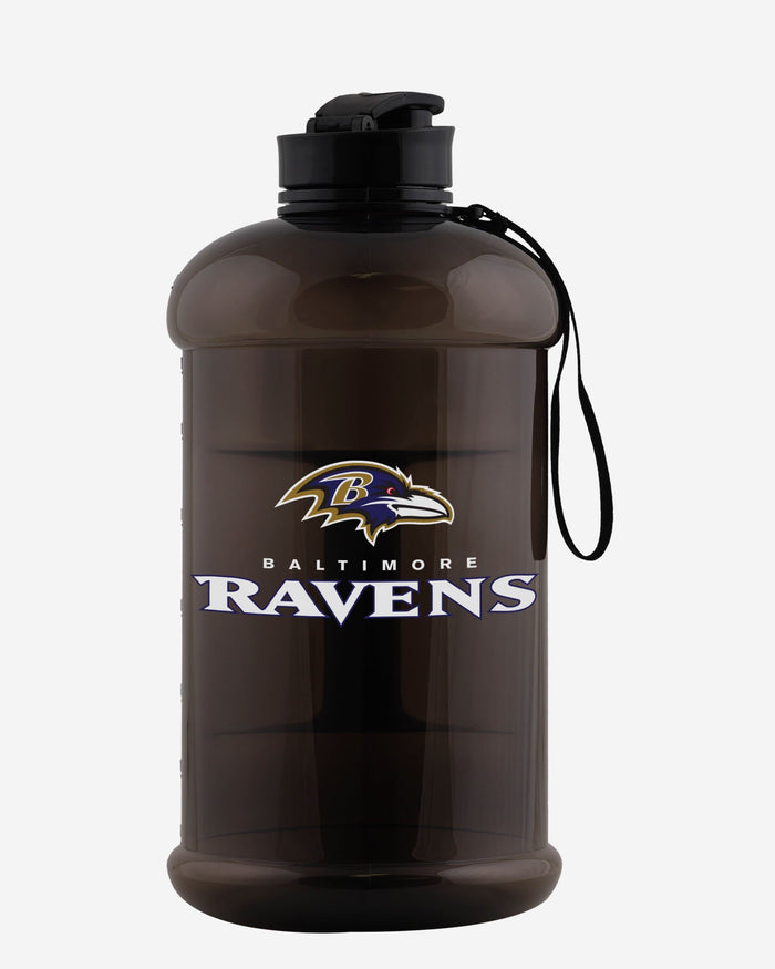 Baltimore Ravens Large Team Color Clear Sports Bottle FOCO - FOCO.com