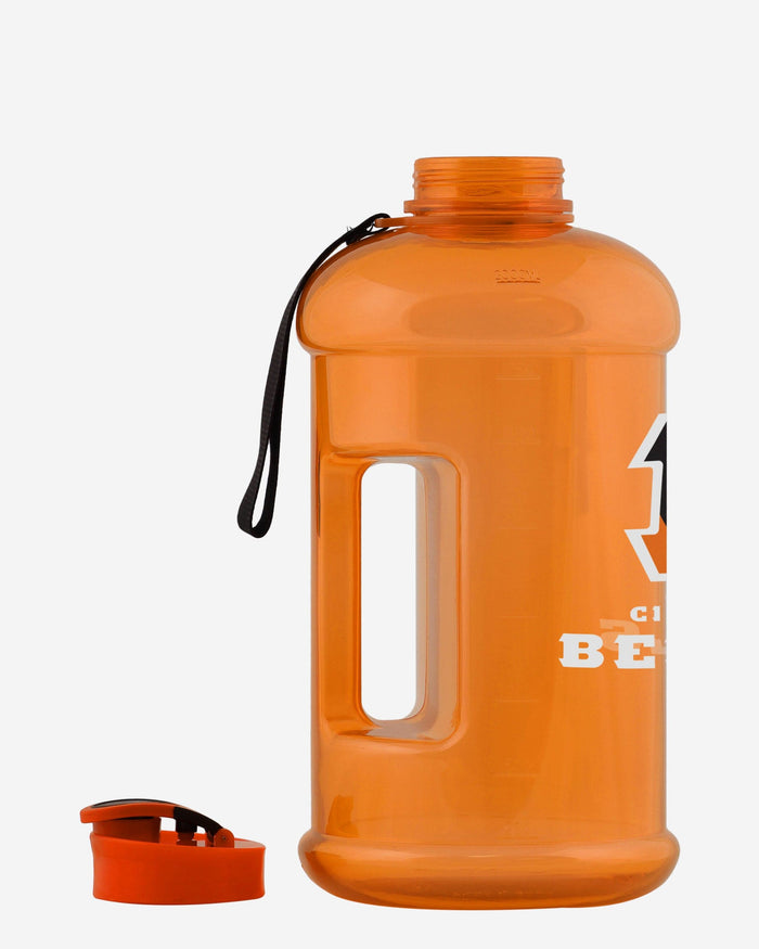 Cincinnati Bengals Large Team Color Clear Sports Bottle FOCO - FOCO.com