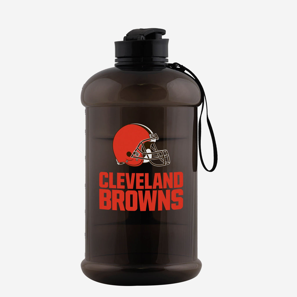 Cleveland Browns Large Team Color Clear Sports Bottle FOCO - FOCO.com