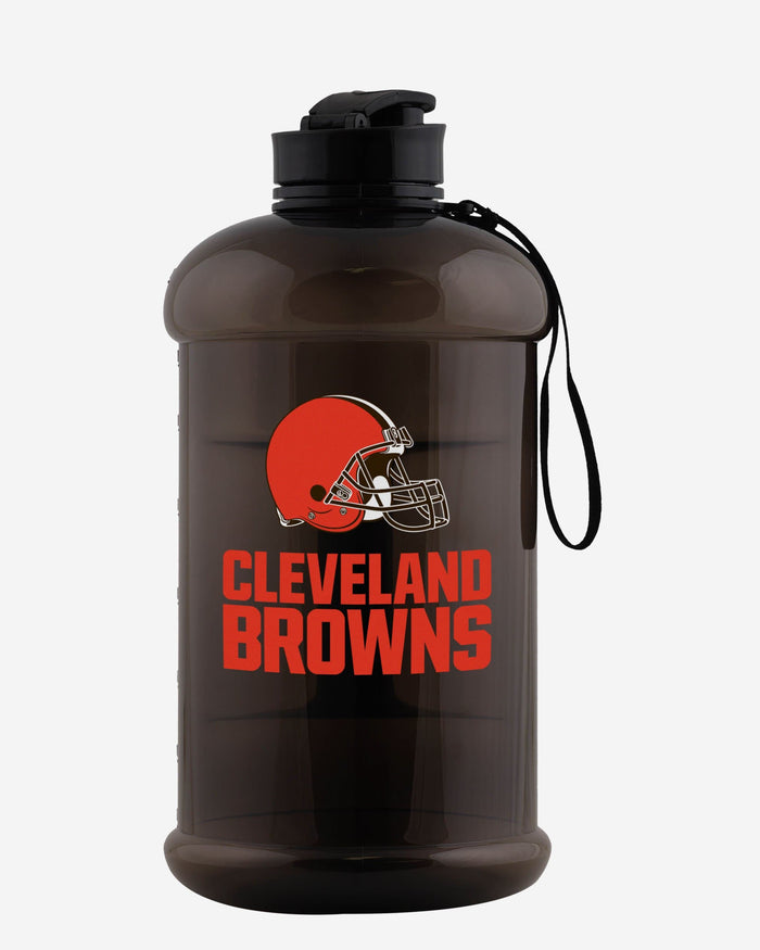 Cleveland Browns Large Team Color Clear Sports Bottle FOCO - FOCO.com