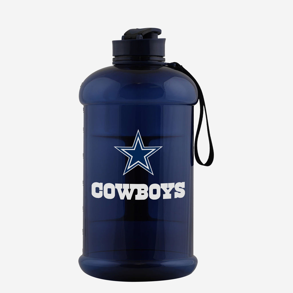 Dallas Cowboys Large Team Color Clear Sports Bottle FOCO - FOCO.com