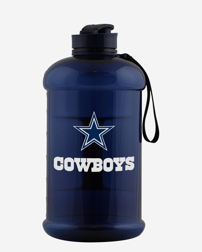 Dallas Cowboys Large Team Color Clear Sports Bottle FOCO - FOCO.com