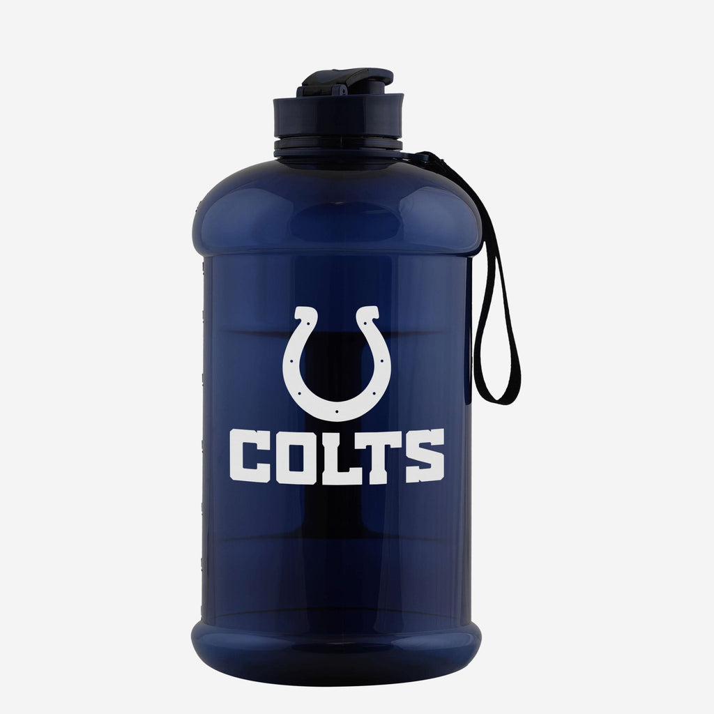 Indianapolis Colts Large Team Color Clear Sports Bottle FOCO - FOCO.com