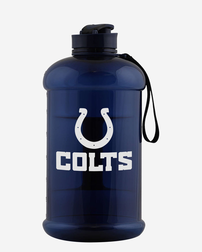 Indianapolis Colts Large Team Color Clear Sports Bottle FOCO - FOCO.com