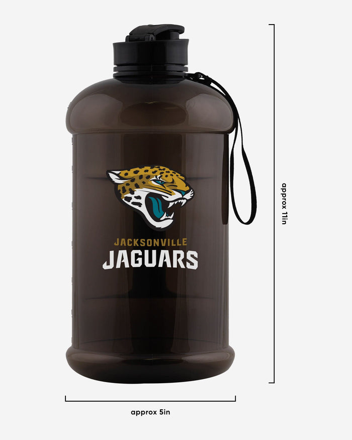 Jacksonville Jaguars Large Team Color Clear Sports Bottle FOCO - FOCO.com