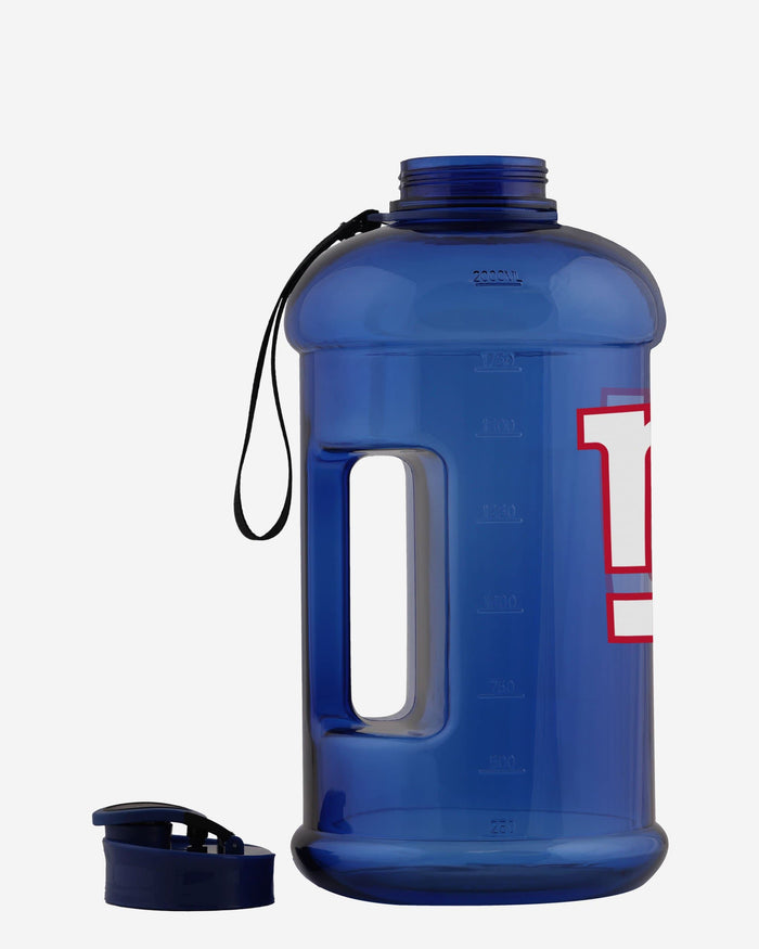 New York Giants Large Team Color Clear Sports Bottle FOCO - FOCO.com