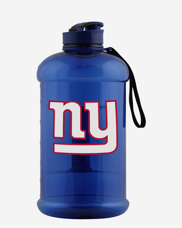 New York Giants Large Team Color Clear Sports Bottle FOCO - FOCO.com