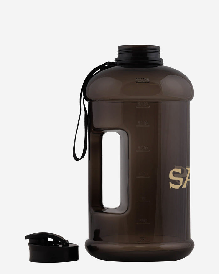 New Orleans Saints Large Team Color Clear Sports Bottle FOCO - FOCO.com