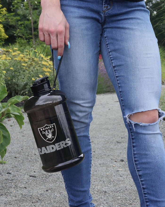 Las Vegas Raiders Large Team Color Clear Sports Bottle FOCO - FOCO.com