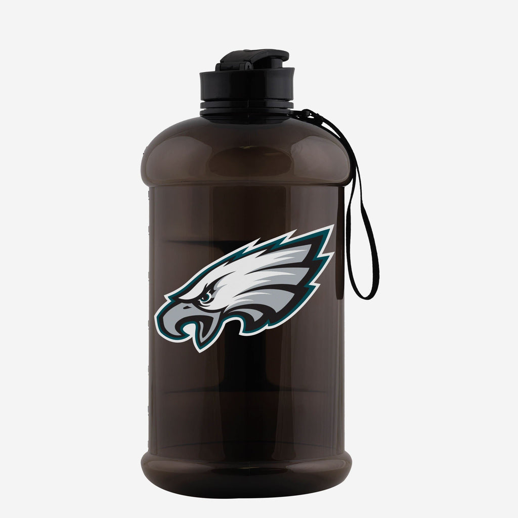 Philadelphia Eagles Large Team Color Clear Sports Bottle FOCO - FOCO.com