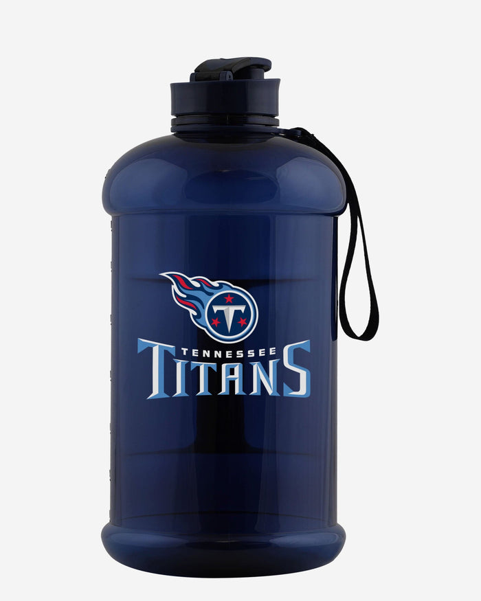 Tennessee Titans Large Team Color Clear Sports Bottle FOCO - FOCO.com