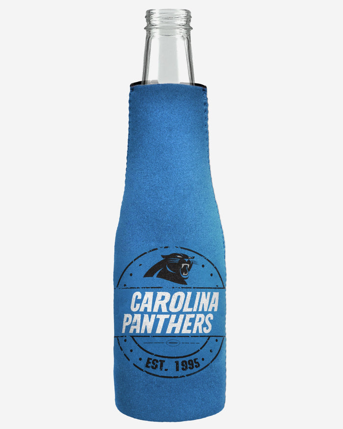 Carolina Panthers Insulated Zippered Bottle Holder FOCO - FOCO.com