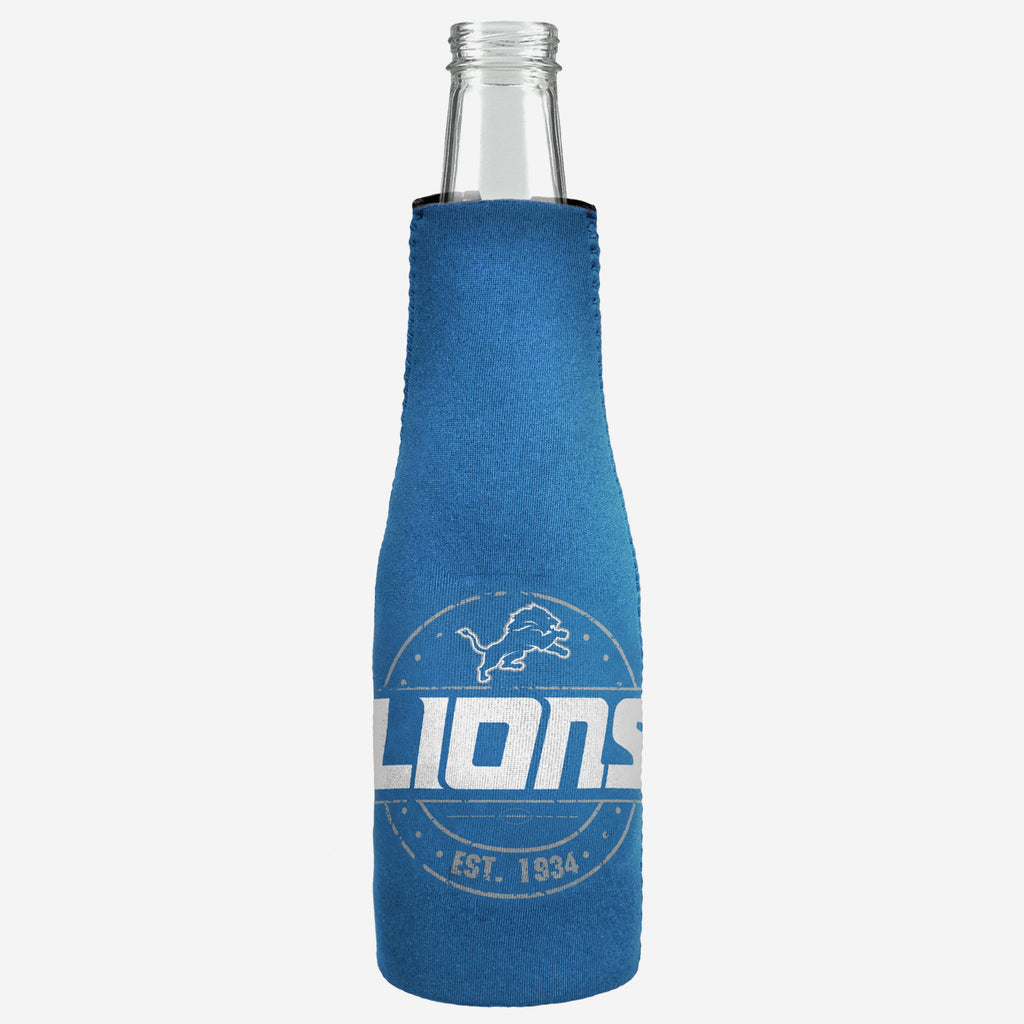 Detroit Lions Insulated Zippered Bottle Holder FOCO - FOCO.com