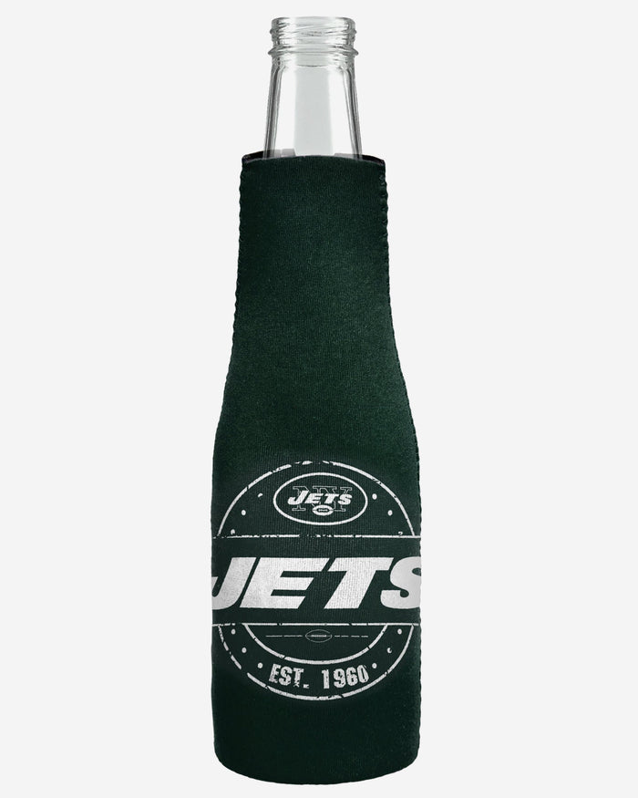 New York Jets Insulated Zippered Bottle Holder FOCO - FOCO.com