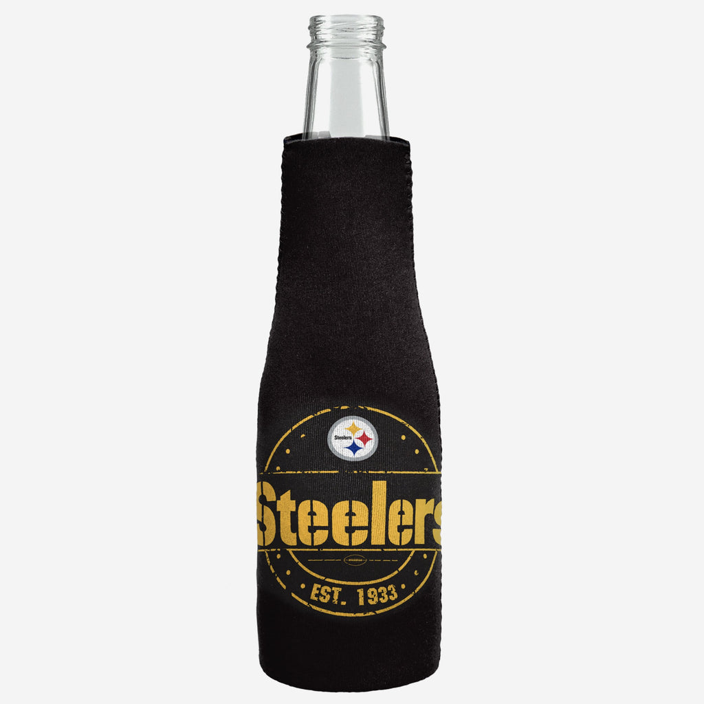 Pittsburgh Steelers Insulated Zippered Bottle Holder FOCO - FOCO.com