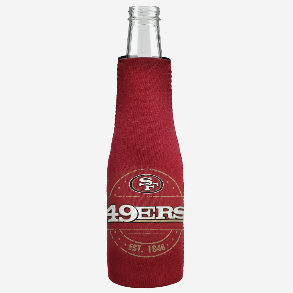 San Francisco 49ers Insulated Zippered Bottle Holder FOCO - FOCO.com