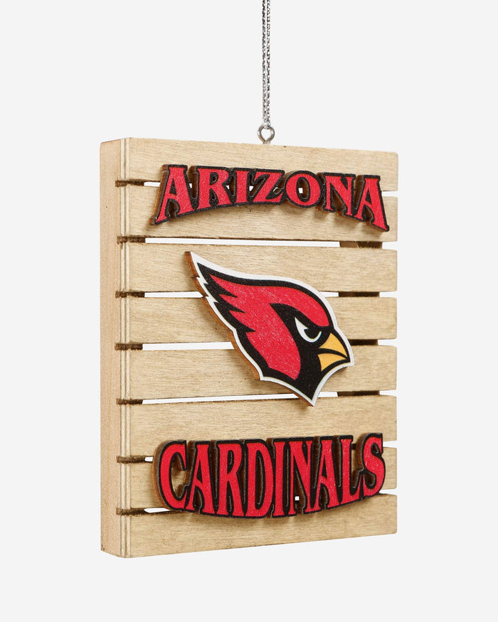 Arizona Cardinals Wood Pallet Sign Ornament FOCO - FOCO.com