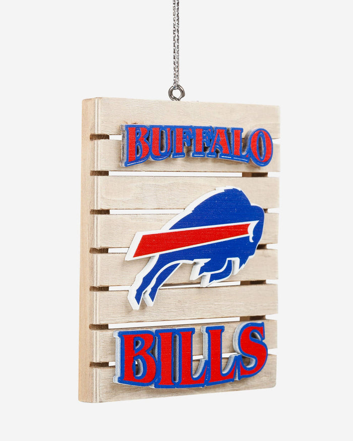 Buffalo Bills Wood Pallet Sign Ornament FOCO - FOCO.com