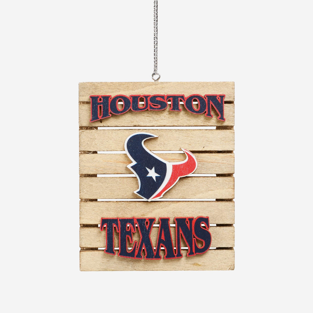 Houston Texans Wood Pallet Sign Ornament FOCO - FOCO.com