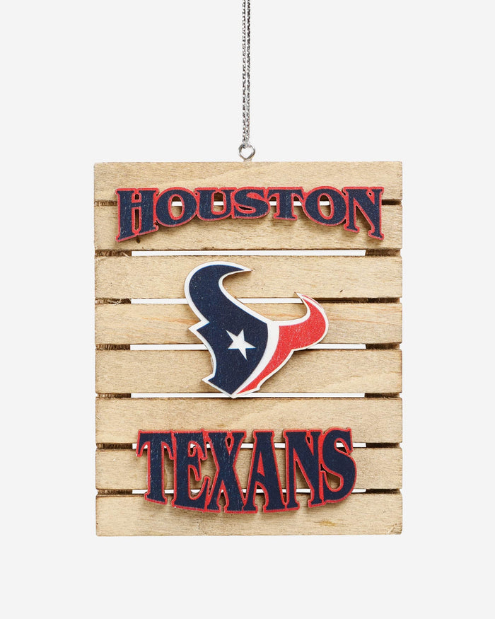 Houston Texans Wood Pallet Sign Ornament FOCO - FOCO.com