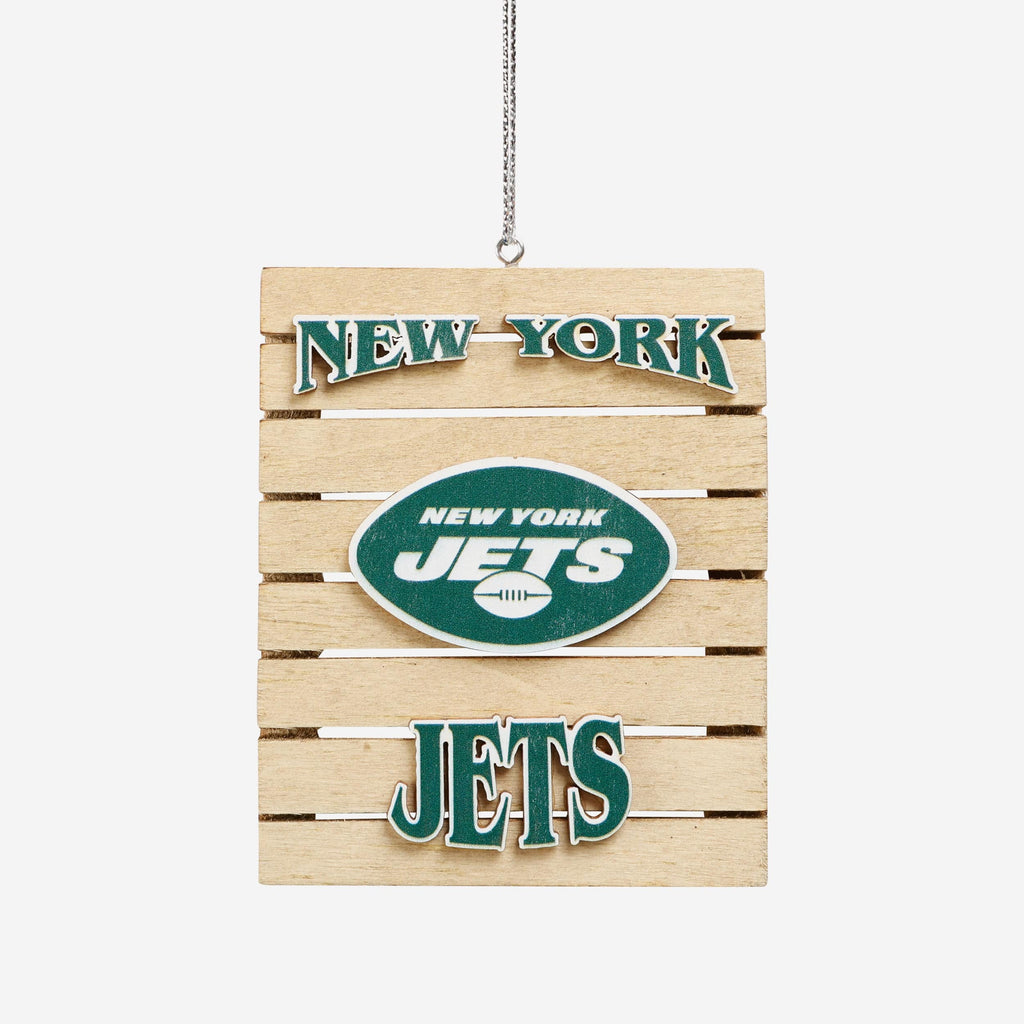 New York Jets Wood Pallet Sign Ornament FOCO - FOCO.com