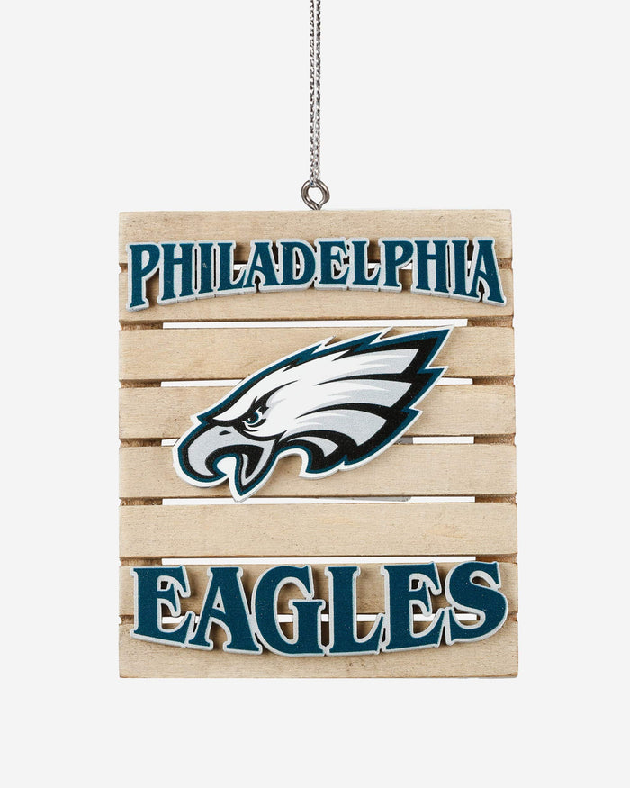 Philadelphia Eagles Wood Pallet Sign Ornament FOCO - FOCO.com