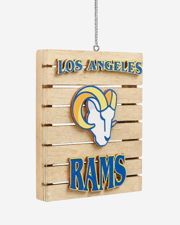 Los Angeles Rams Wood Pallet Sign Ornament FOCO - FOCO.com