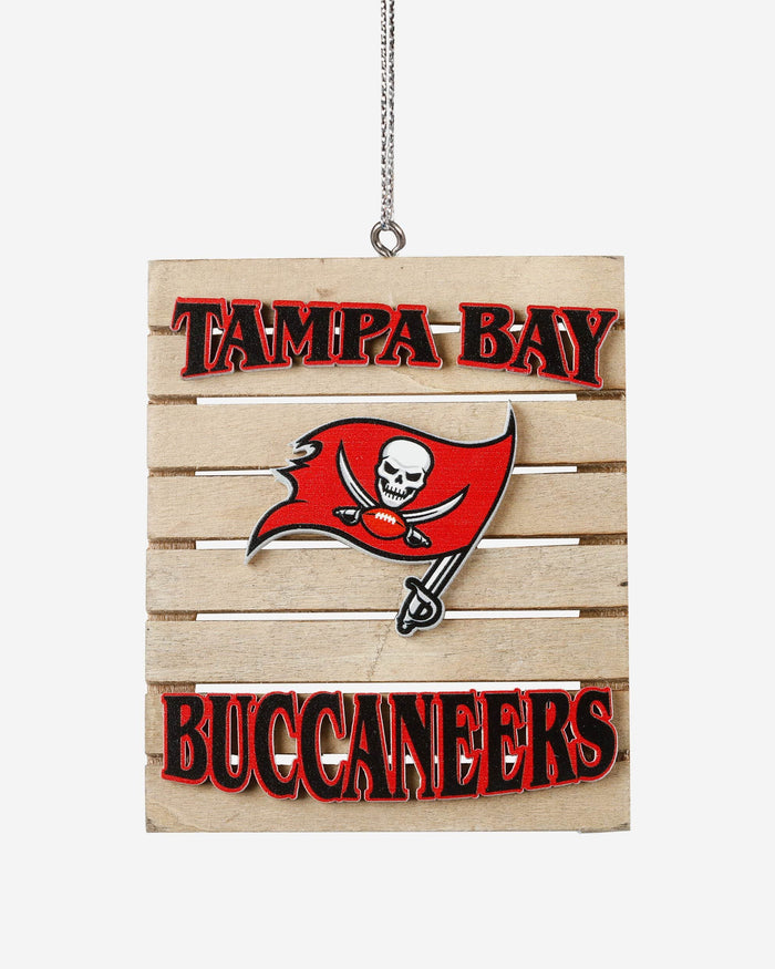 Tampa Bay Buccaneers Wood Pallet Sign Ornament FOCO - FOCO.com