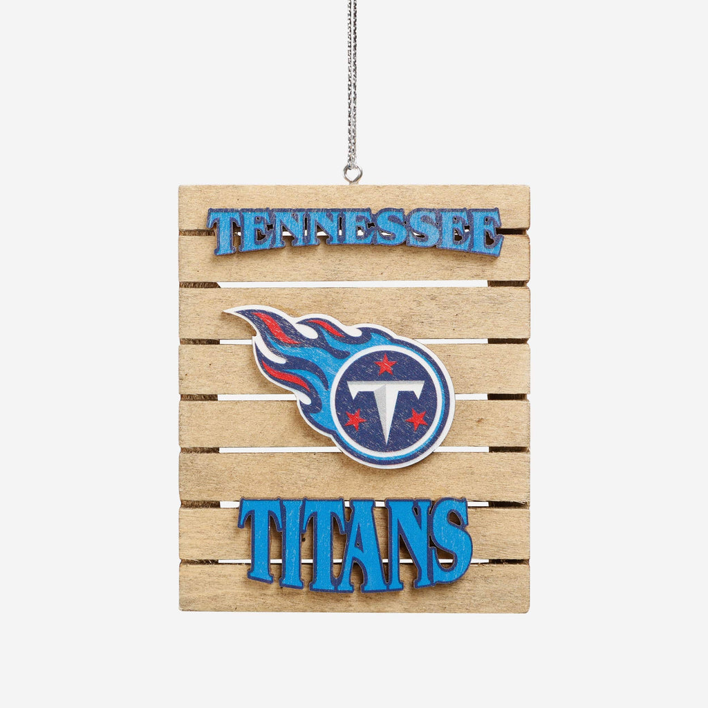 Tennessee Titans Wood Pallet Sign Ornament FOCO - FOCO.com