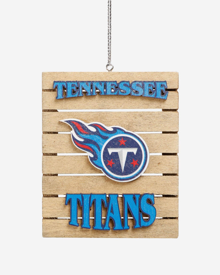 Tennessee Titans Wood Pallet Sign Ornament FOCO - FOCO.com